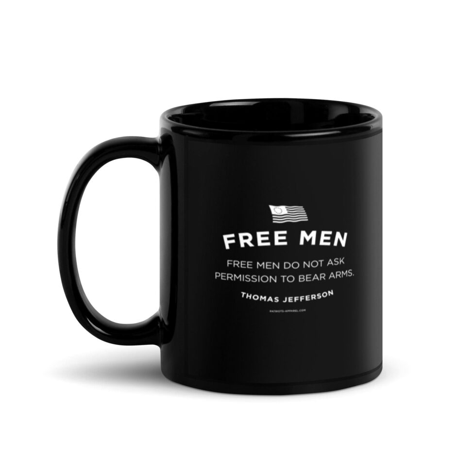 Free Men Do Not Ask Series 2 - Black Glossy Mug 11/15 oz - Image 4
