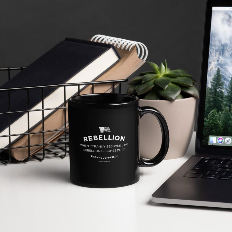 Rebellion Duty Series 2 – Black Glossy Mug 11/15 oz - Image 5
