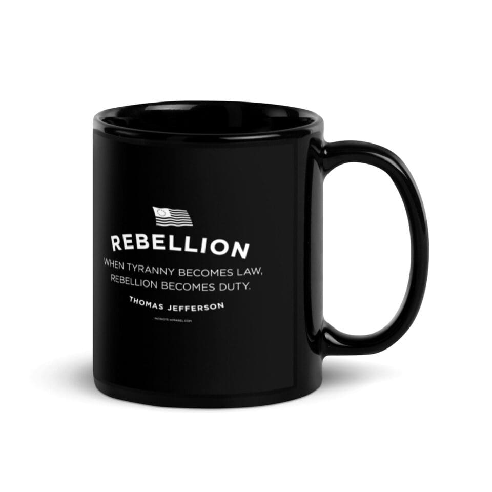 Rebellion Duty Series 2 – Black Glossy Mug 11/15 oz