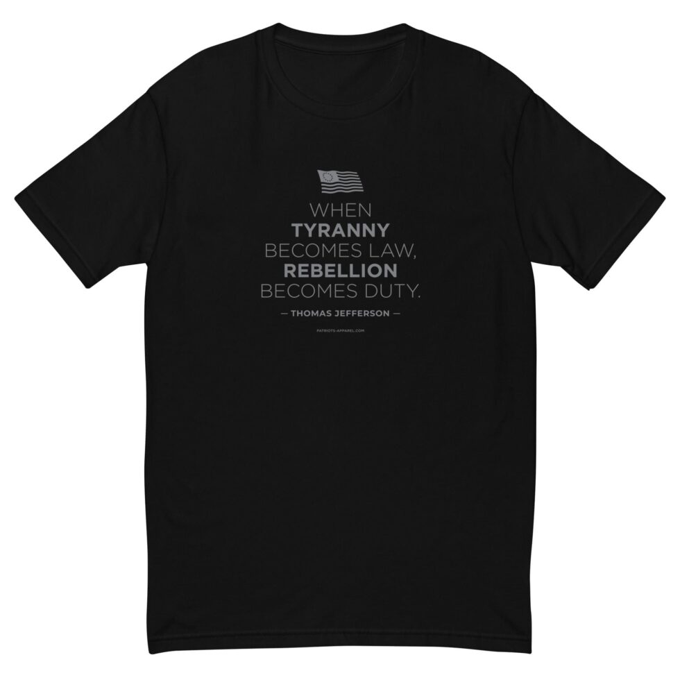 Rebellion Duty Stacked - Men’s T-Shirt - Image 3