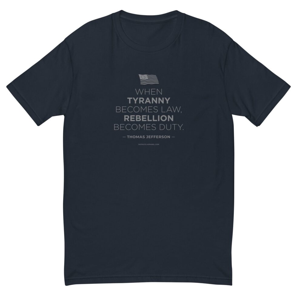 Rebellion Duty Stacked - Men’s T-Shirt