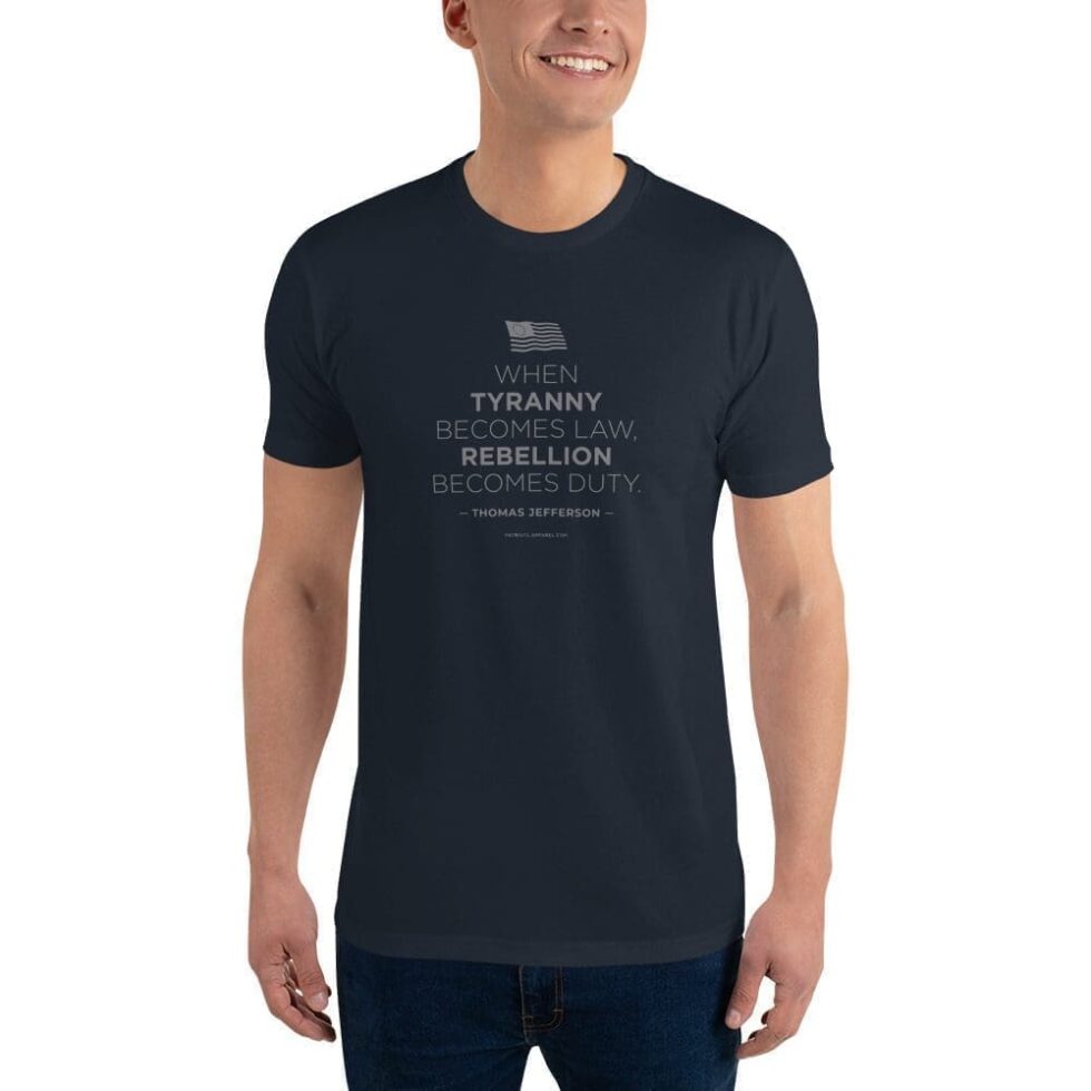 Rebellion Duty Stacked - Men’s T-Shirt - Image 4
