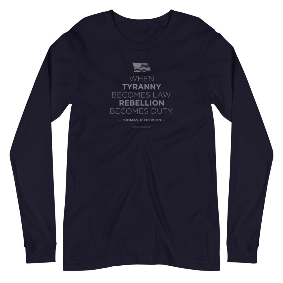Rebellion Duty Stacked – Women’s Long Sleeve Tee - Image 3