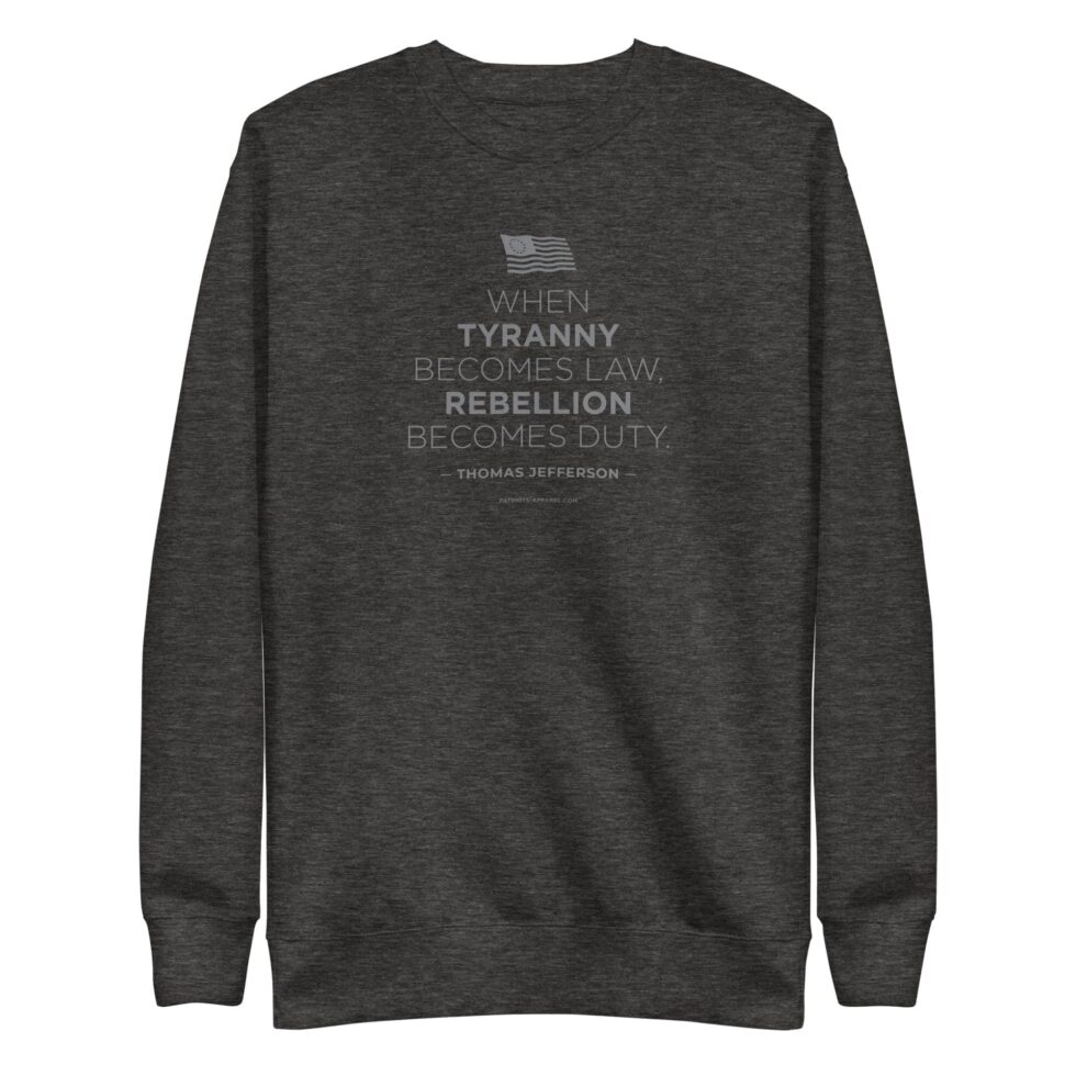 Rebellion Duty Stacked - Women’s Premium Sweatshirt