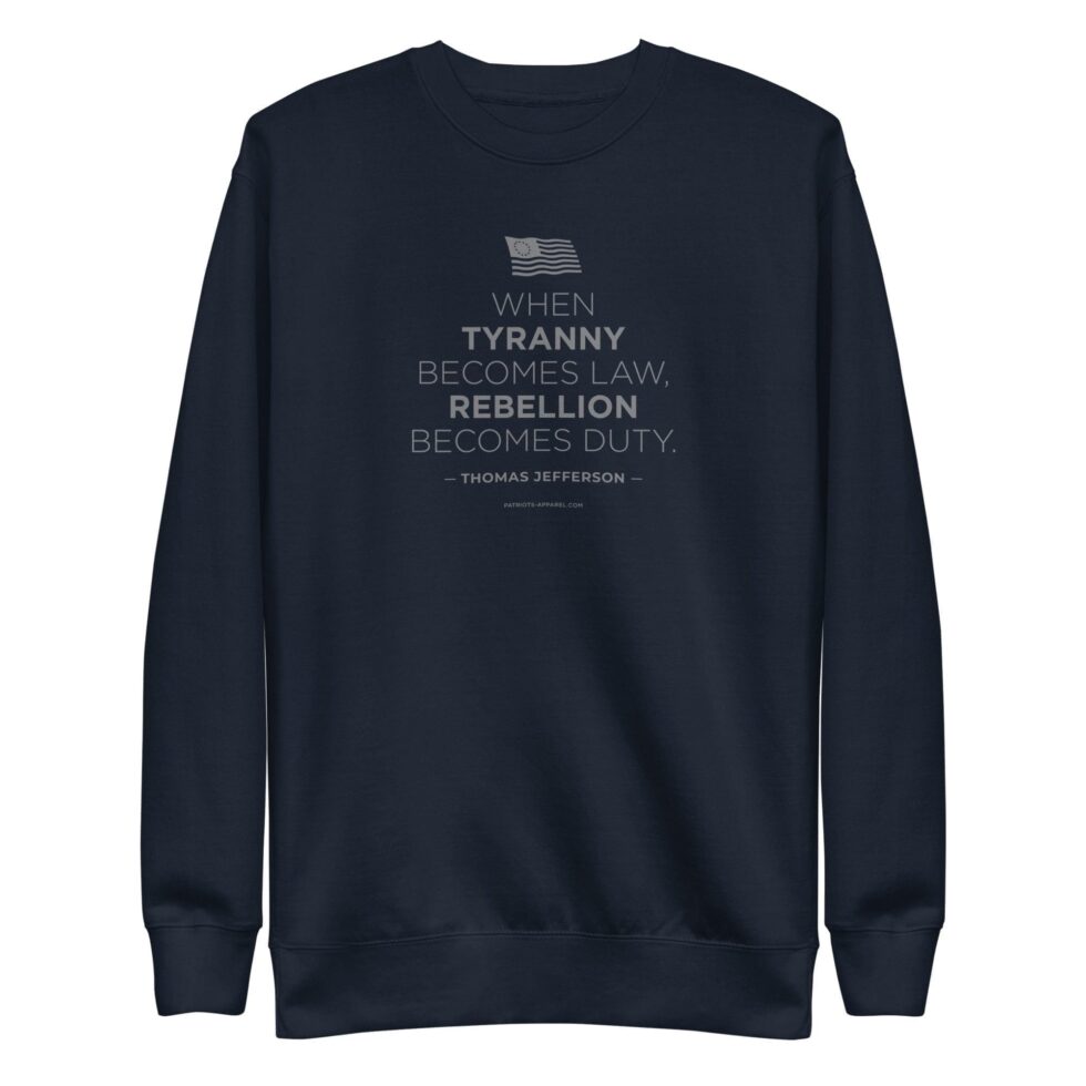 Rebellion Duty Stacked - Women’s Premium Sweatshirt - Image 2