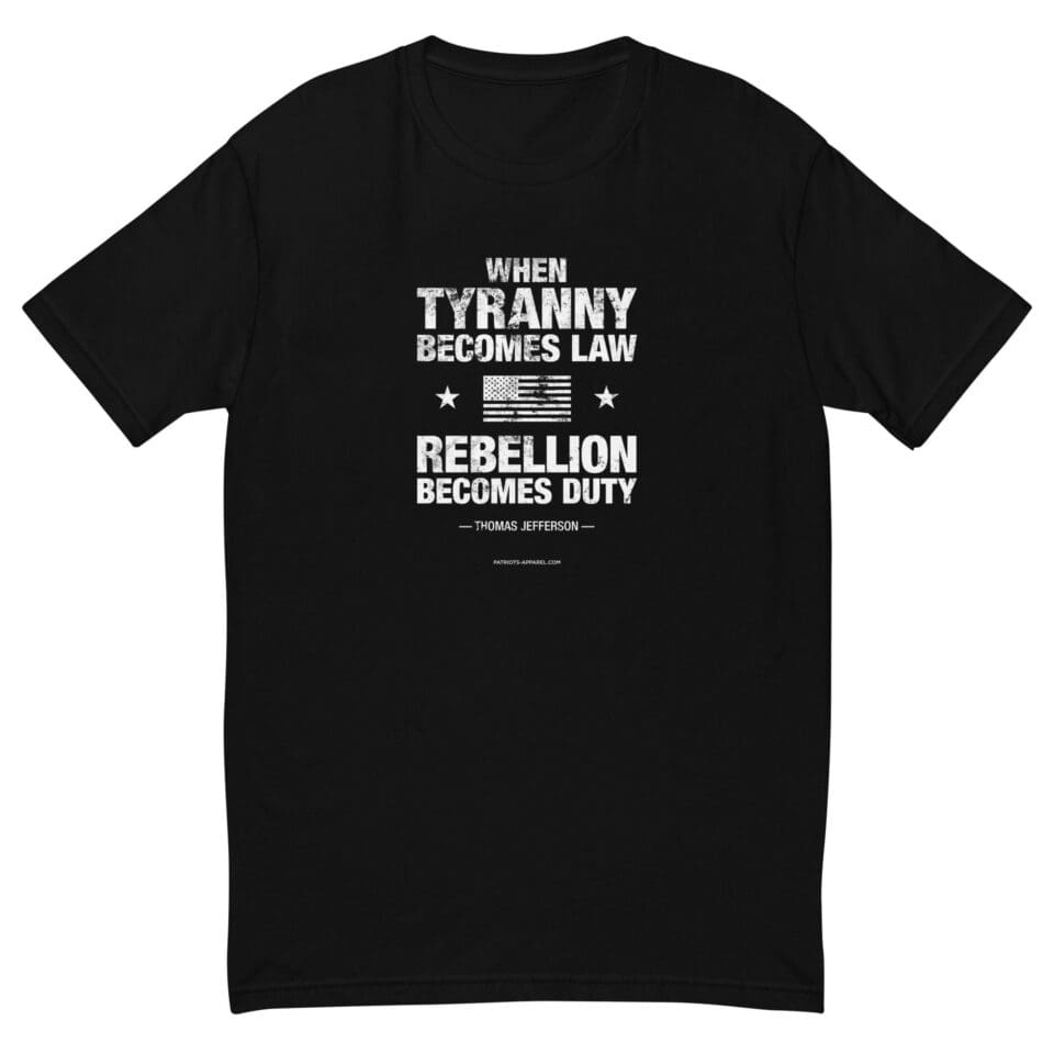 Rebellion Duty Bold Distressed – Men’s T-Shirt