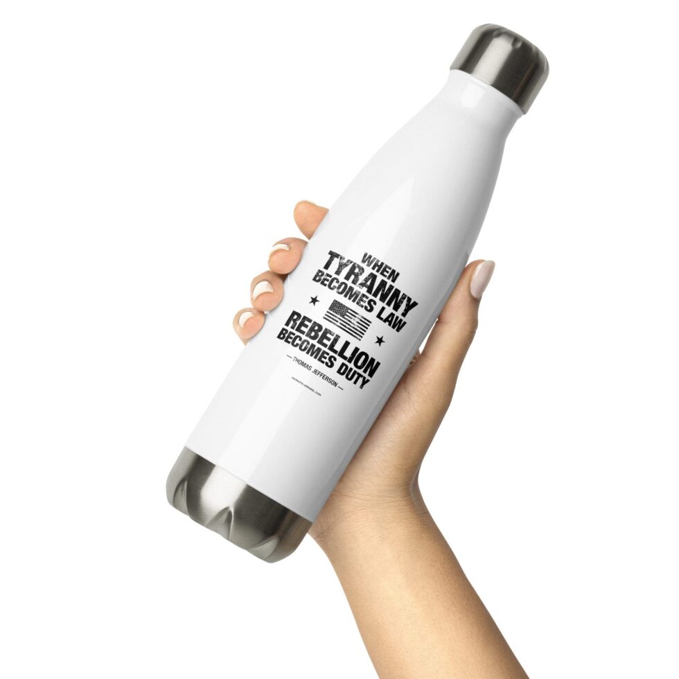 Rebellion Duty Bold Distressed – Stainless Steel Water Bottle - Image 4