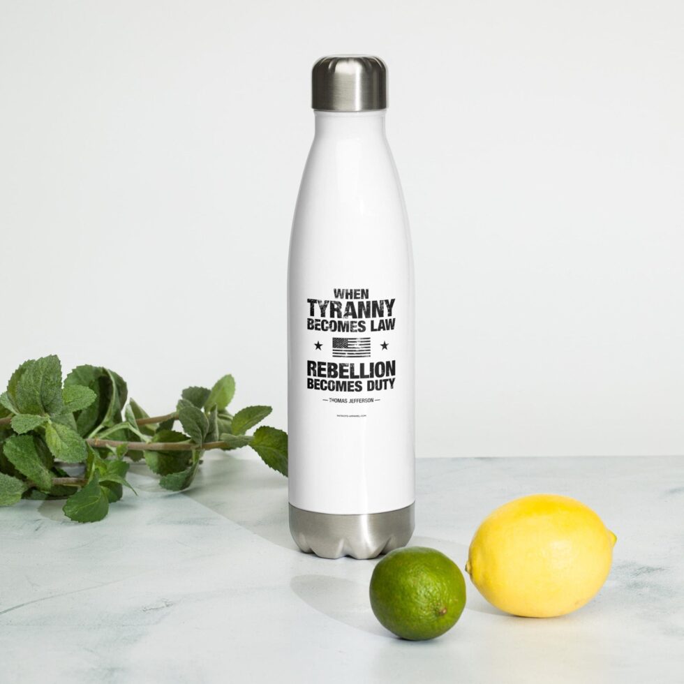 Rebellion Duty Bold Distressed – Stainless Steel Water Bottle - Image 5