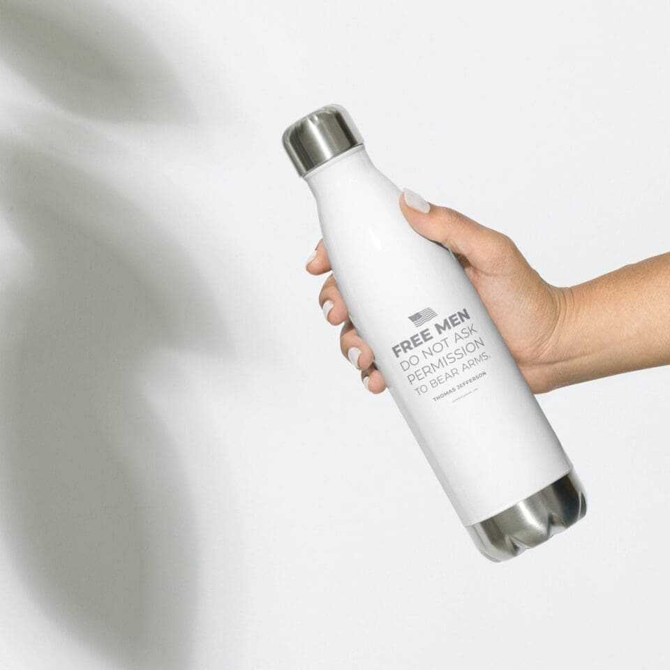 Free Men Do Not Ask Series 3 – Stainless Steel Water Bottle