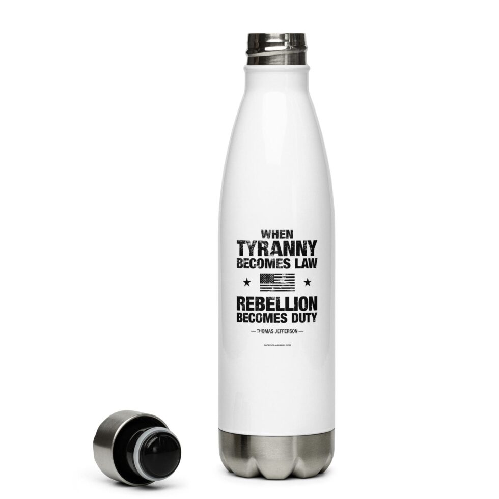 Rebellion Duty Bold Distressed – Stainless Steel Water Bottle - Image 6