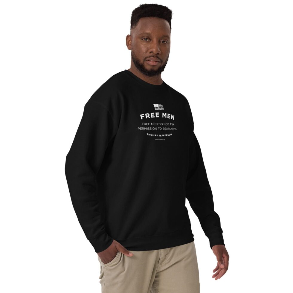 Free Men Do Not Ask Series 2 – Men’s Premium Sweatshirt - Image 4