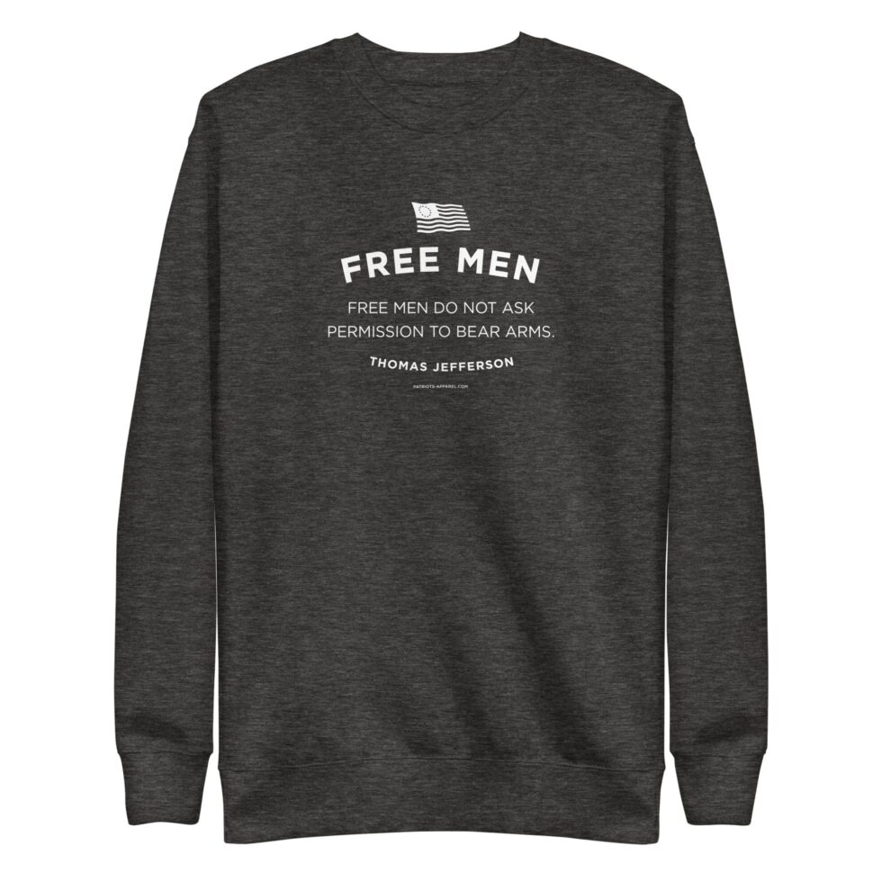 Free Men Do Not Ask Series 2 – Men’s Premium Sweatshirt - Image 2
