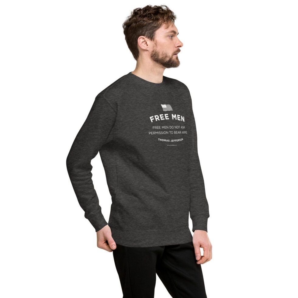 Free Men Do Not Ask Series 2 – Men’s Premium Sweatshirt - Image 5