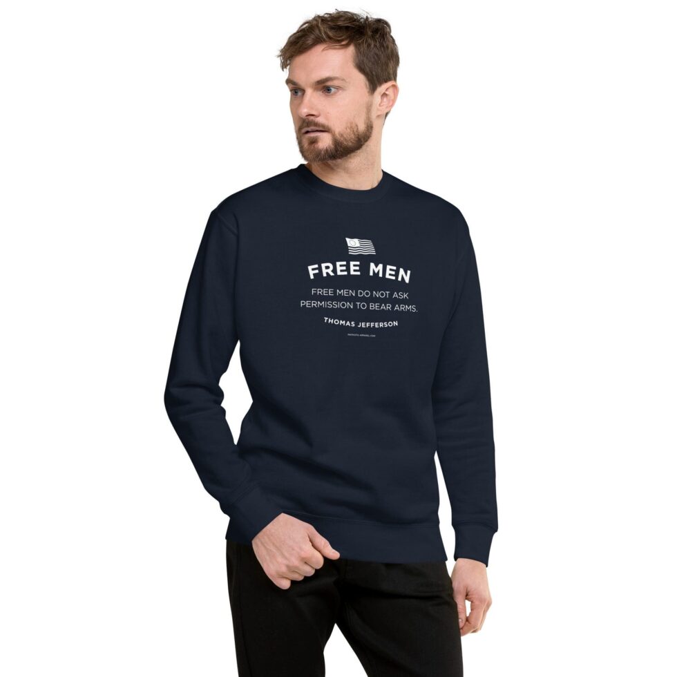 Free Men Do Not Ask Series 2 – Men’s Premium Sweatshirt - Image 6