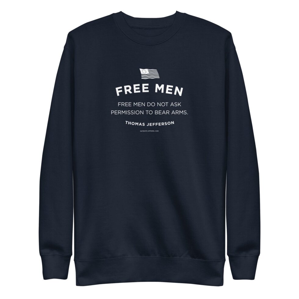 Free Men Do Not Ask Series 2 – Men’s Premium Sweatshirt - Image 3