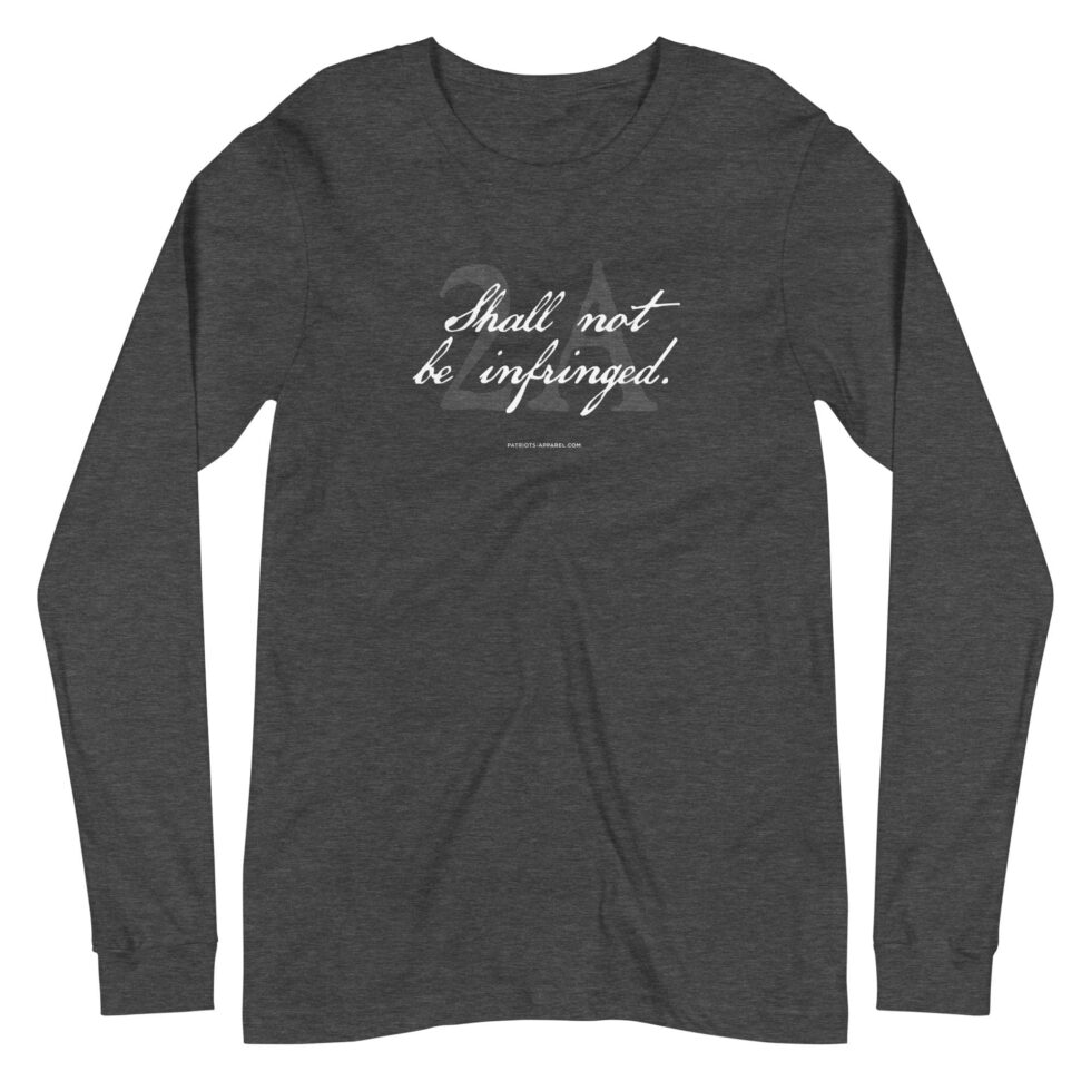 Shall Not Be Infringed 2A – Women’s Long Sleeve Tee - Image 3