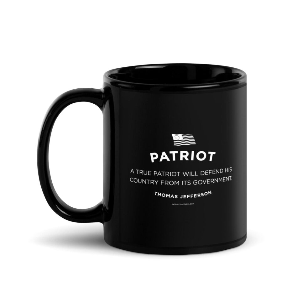 True Patriot Series 2 – Black Glossy Mug 11/15 oz - Image 4
