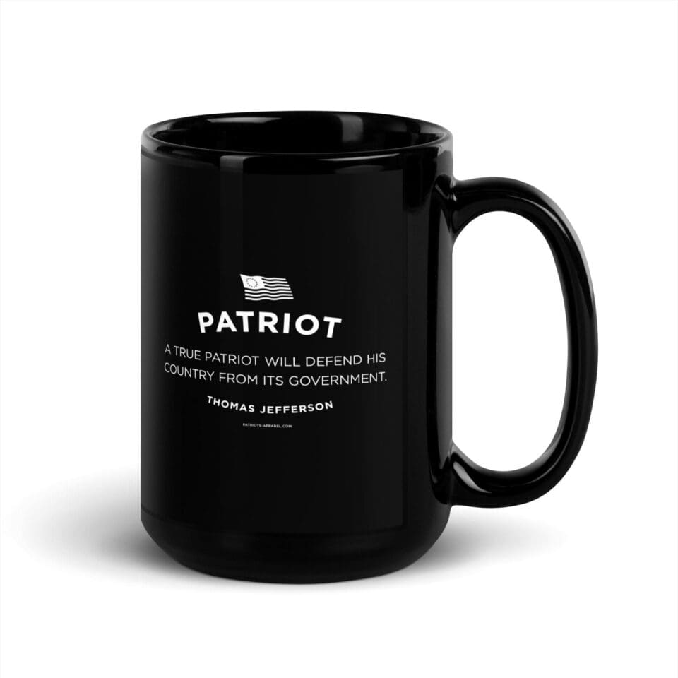 True Patriot Series 2 – Black Glossy Mug 11/15 oz