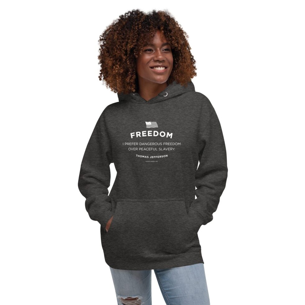 Dangerous Freedom Series 2 – Women’s Premium Hoodie - Image 8