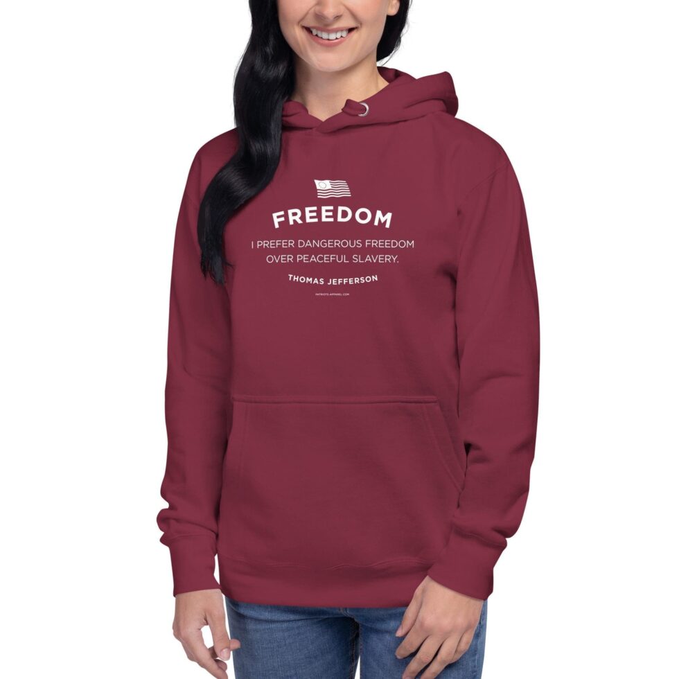 Dangerous Freedom Series 2 – Women’s Premium Hoodie - Image 5