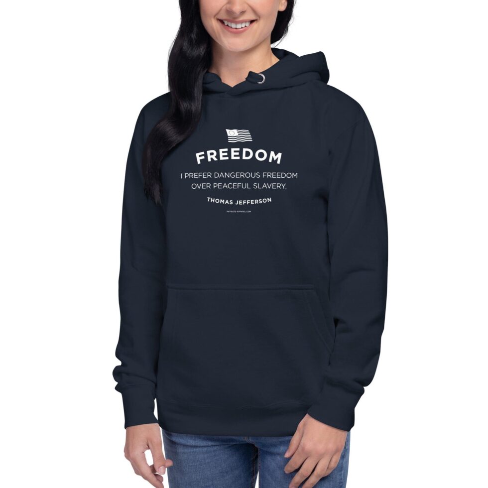 Dangerous Freedom Series 2 – Women’s Premium Hoodie - Image 7