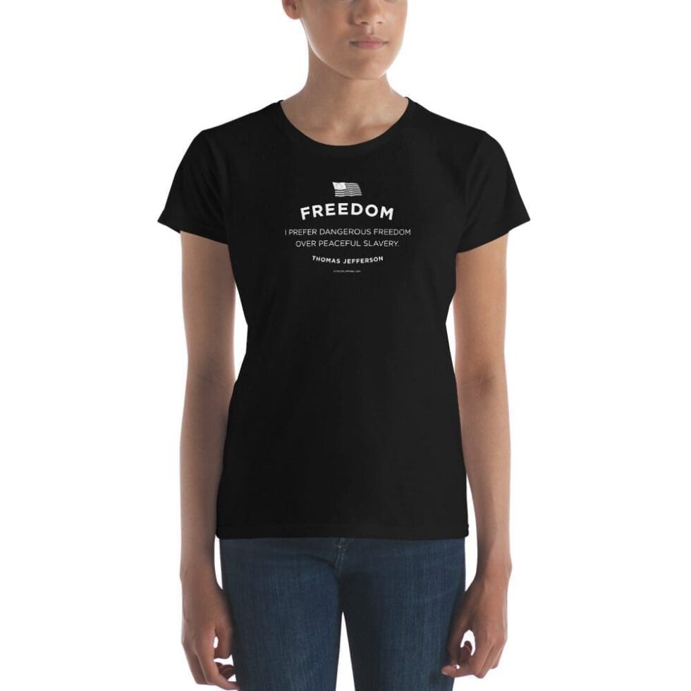 Dangerous Freedom Series 2 - Women’s (Fashion Fit) T-Shirt - Image 7