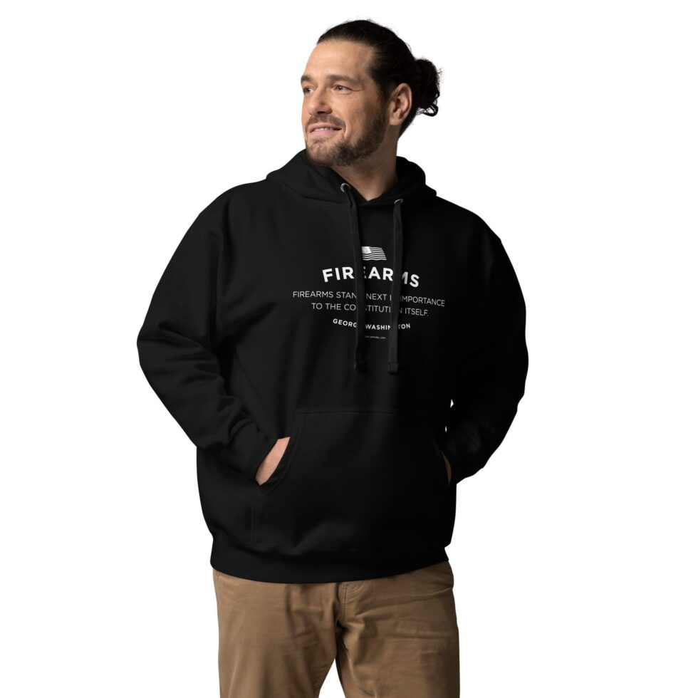 Firearms Stand Next in Importance Series 2 – Men’s Premium Hoodie - Image 6