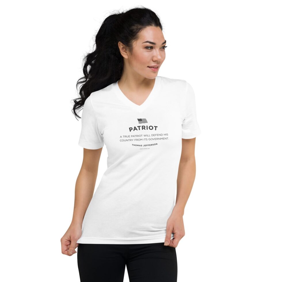 True Patriot Series 2 – Women’s V-Neck T-Shirt - Image 3
